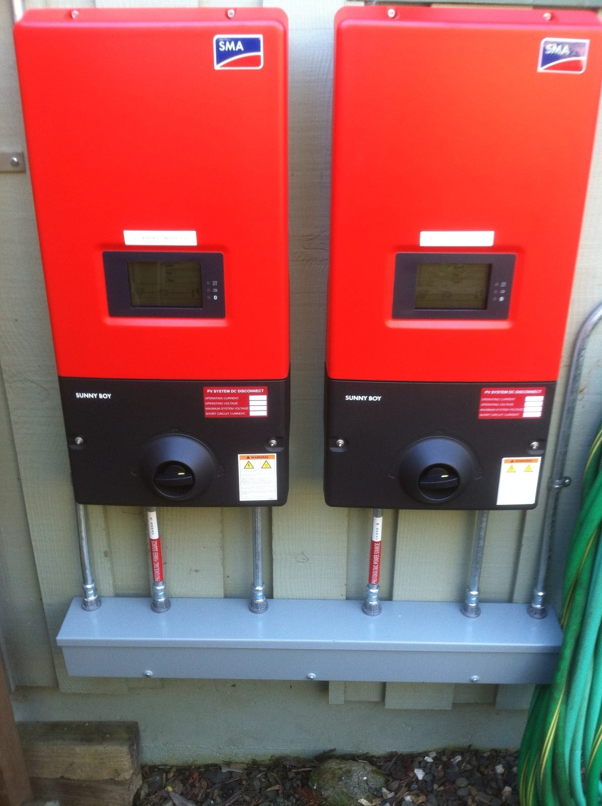 Arcata residence SMA inverter installation